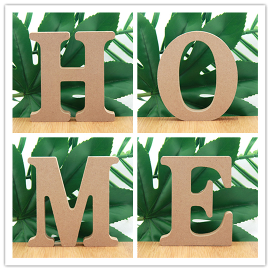 Letter S Art Craft - 1pc 10cm cor de madeira letras