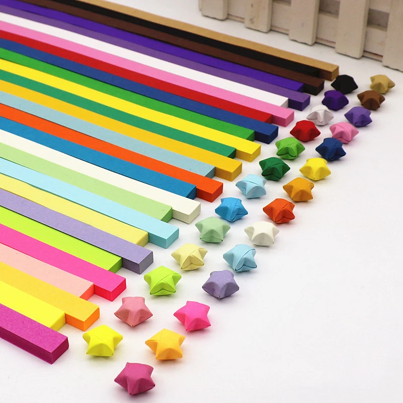 Art Craft Birthday Party - 540 folhas de papel de estrelas