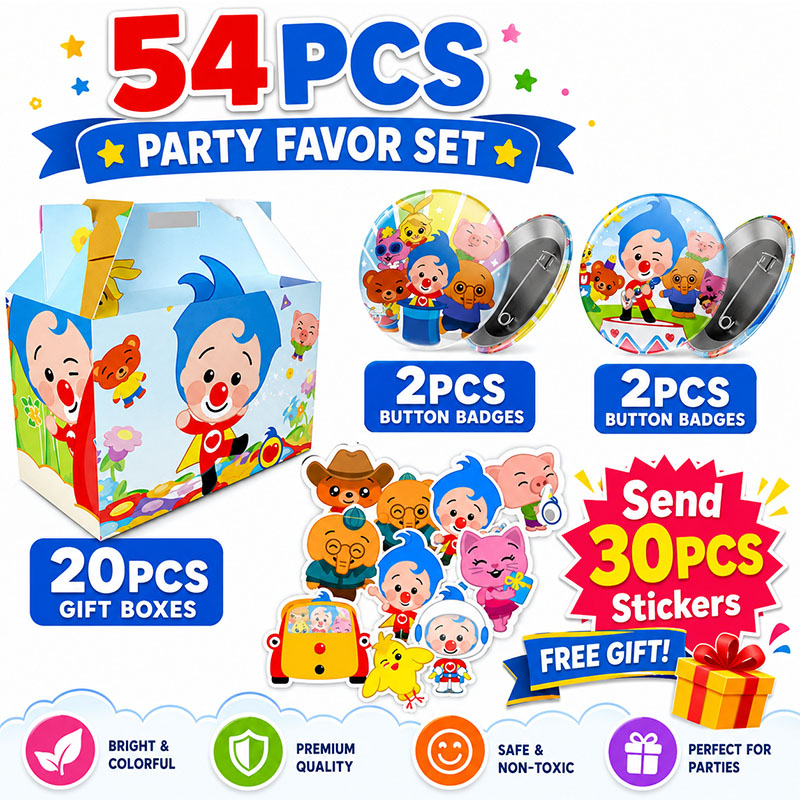 Art Craft Birthday Party - Conjunto de Adesivos de Broche com