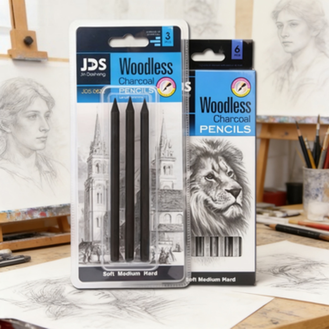 Sketching Charcoal Set - Conjunto Profissional de Lápis de Carvão