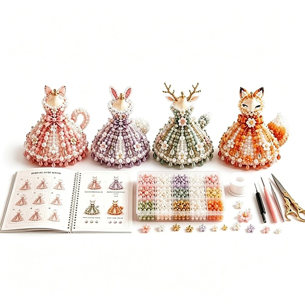 Art Craft And Design - Kit de Artesanato com Miçangas 3D