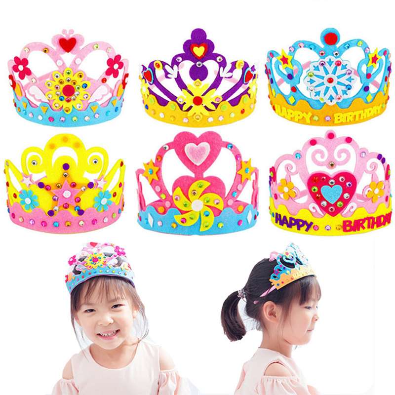 Art Craft Rainbow - Diy artesanato brinquedo coroa papel criativo