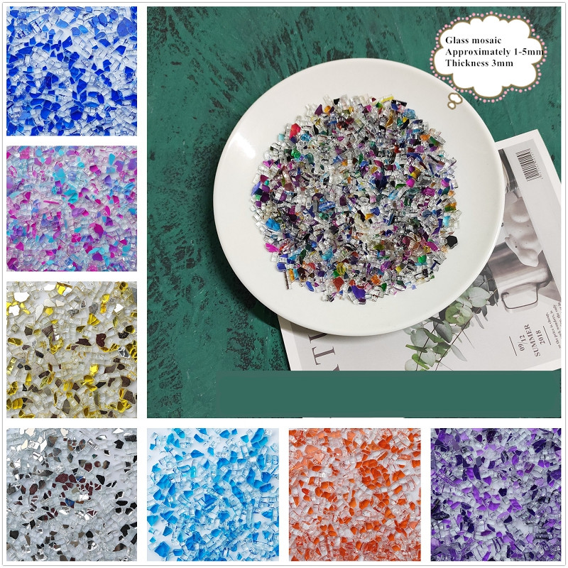 Art Craft Mirror - 100g cor misturada espelho de vidro