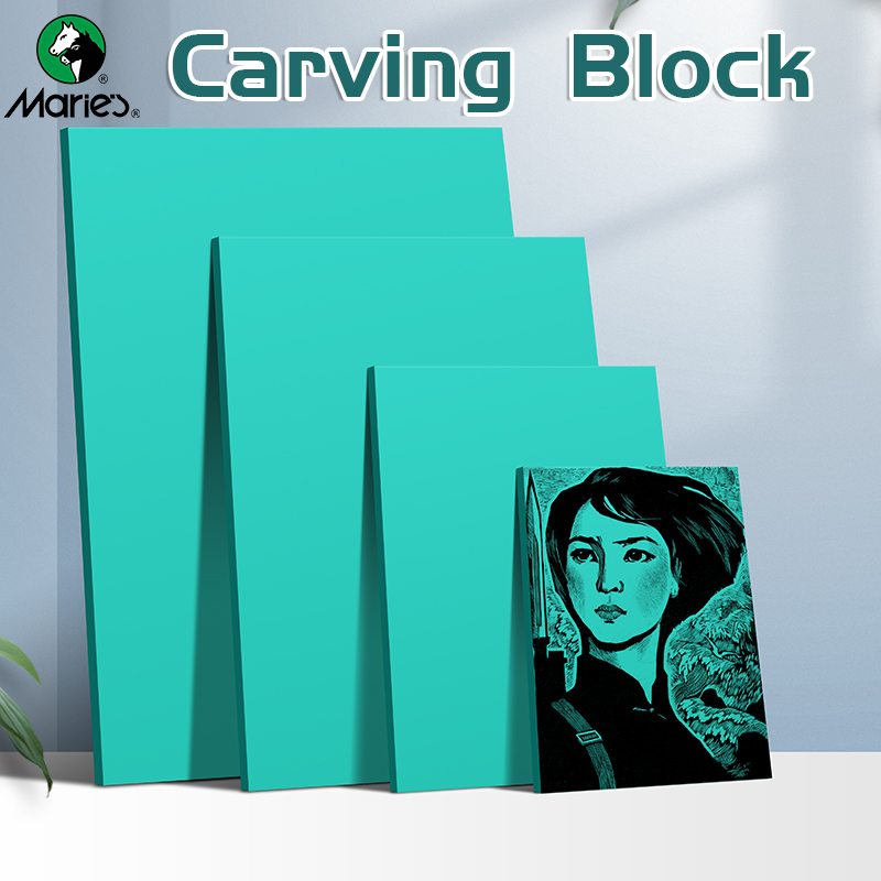Lino Printing Block - Bloco de escultura em linóleo macio