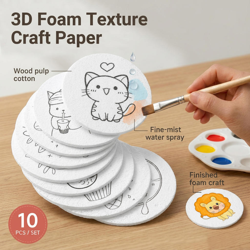 Art Craft In Paper - Conjunto de 10 Peças de Papel