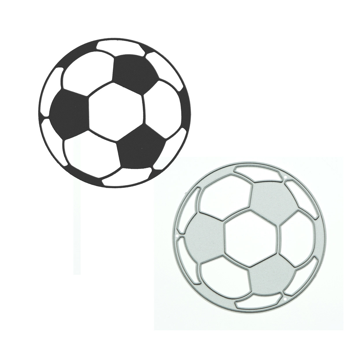 Art And Craft Photos - Bola de futebol padrão corte dados