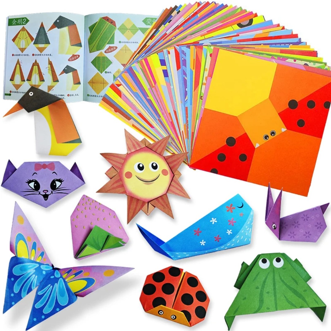 Art Craft For 3 Year Old - Novo Kit de Origami com 30