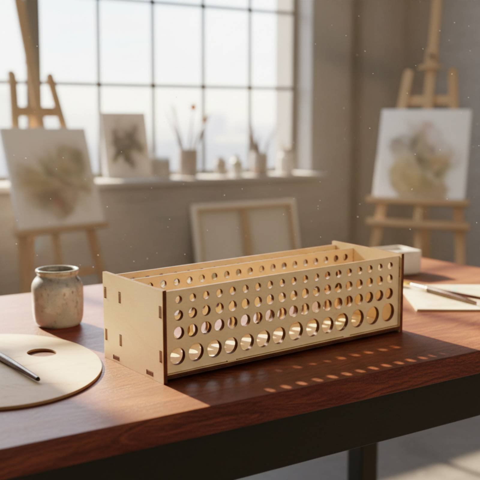 Art Craft And Design - Suporte para Pincéis com 67 Furos,
