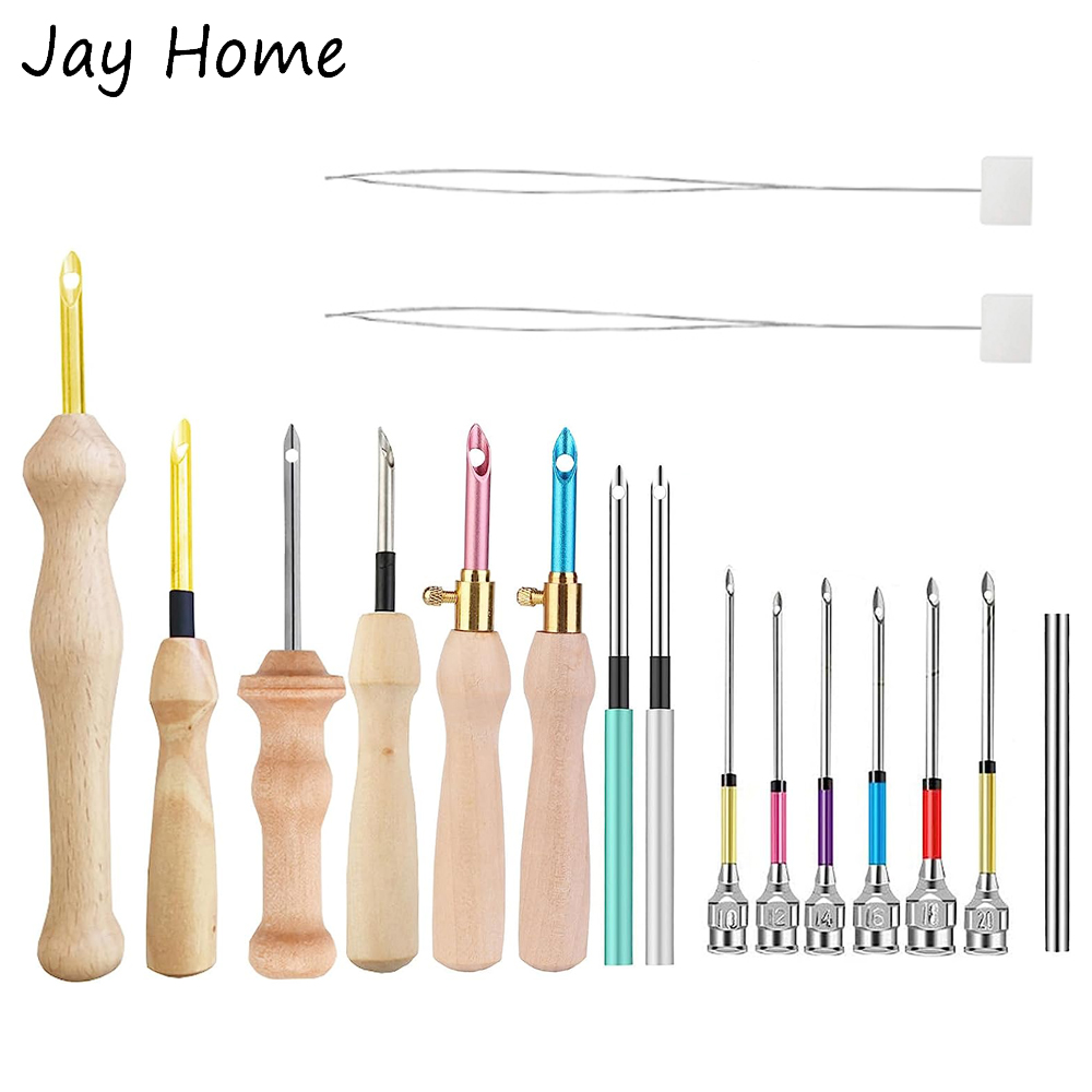 Punch Needle Kit - Conjunto De Agulha De Soco De