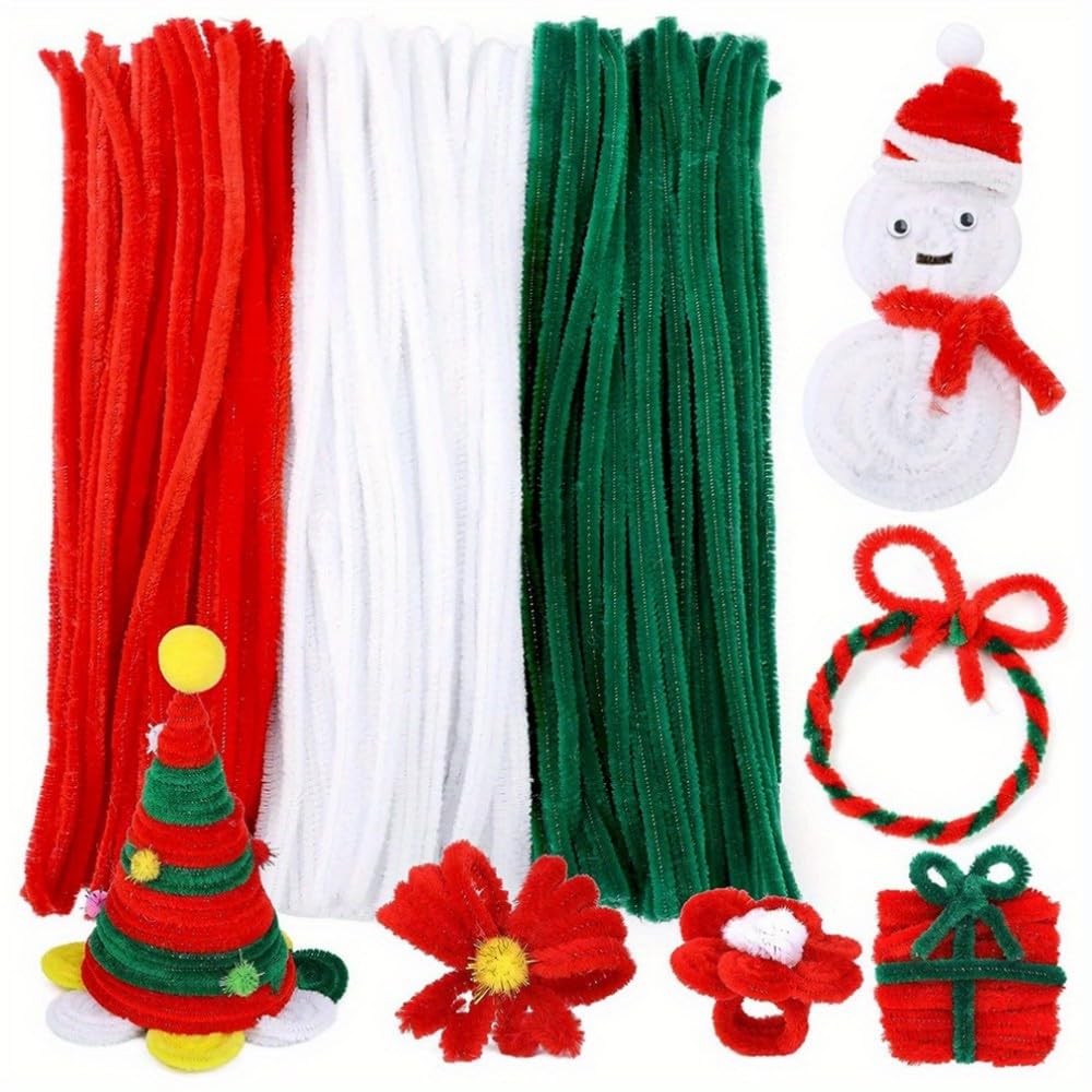 Art Craft Birthday Party - 100-300 peças grossas de natal vermelho