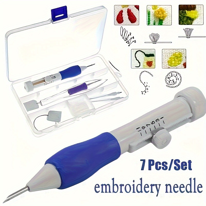 Punch Needle Kit - Conjunto de ferramentas de costura de