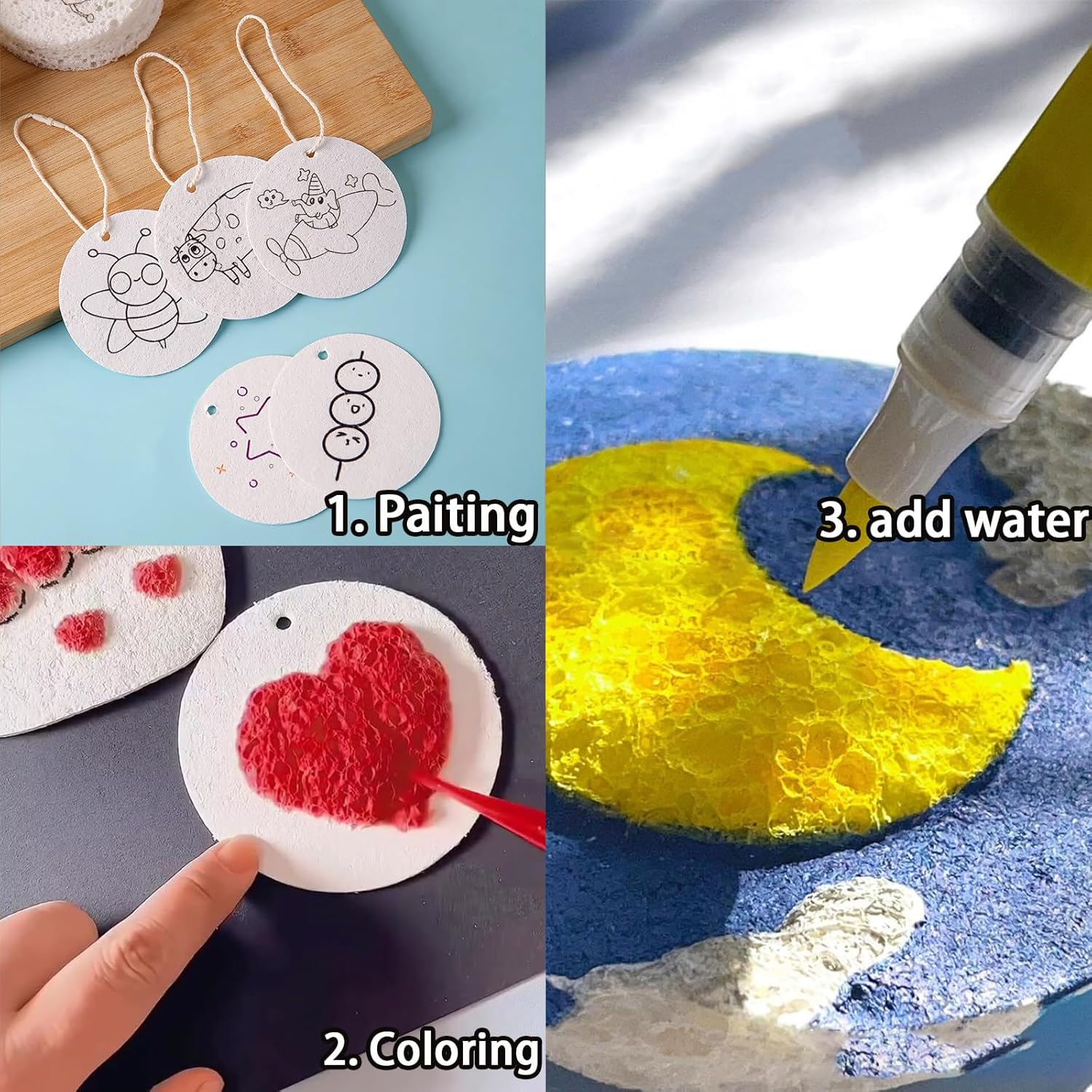 3d inchado espuma textura pint - Art Craft In Paper avaliação e preço