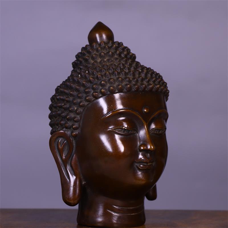 Cabeça de Buda em Cobre Sólido - Art Craft India avaliação e preço