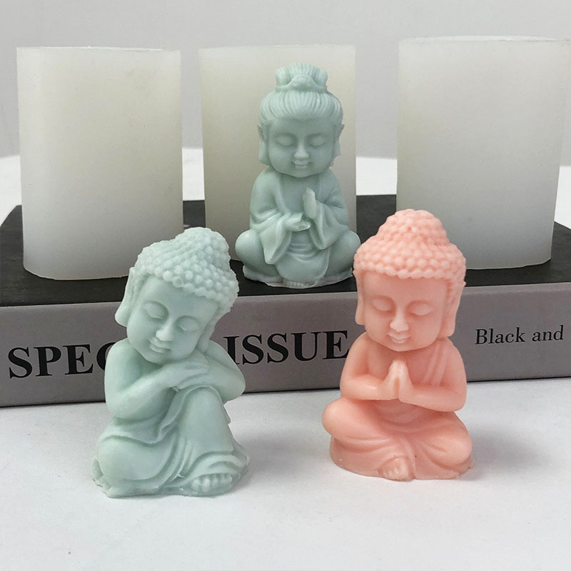 Pouco Monk Vela Silicone Mold, - Art Craft Show avaliação e preço
