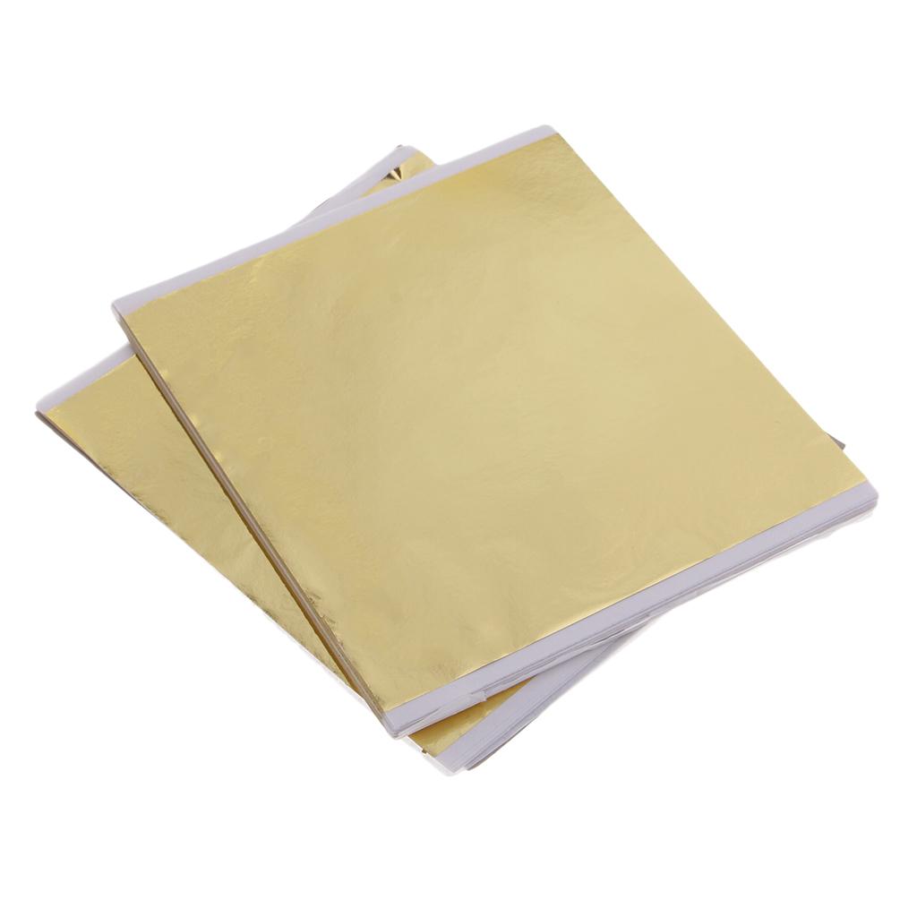 100x14cm folhas de folha de ou - Art Craft In Paper avaliação e preço