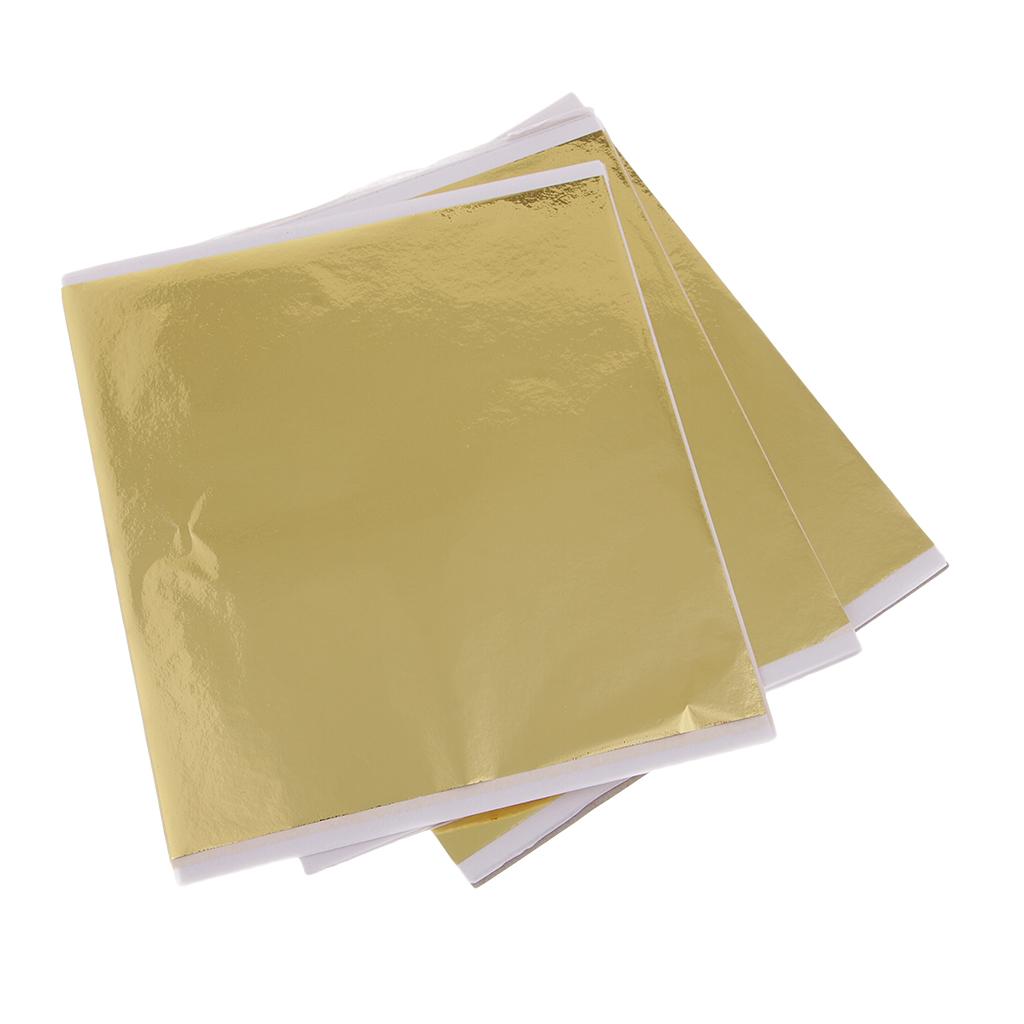 100x14cm folhas de folha de ou - Art Craft In Paper avaliação e preço