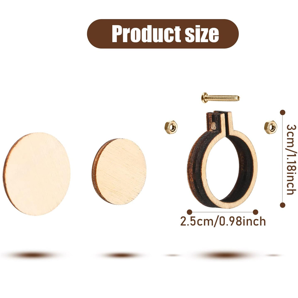 10 pçs/set de madeira mini bor - Embroidery Hoop Kit avaliação e preço