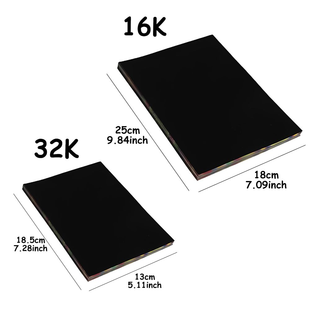 20 folhas de papel de raspar a - Art Craft Rainbow avaliação e preço