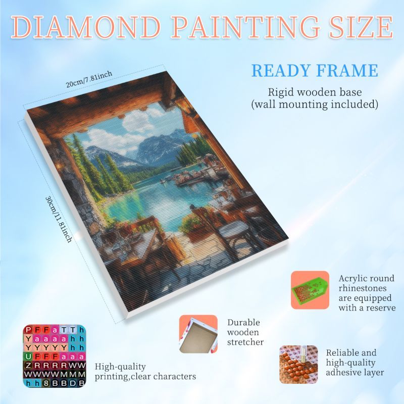 RUOPOTY Kit de Pintura Diamant - Art Craft Restaurant avaliação e preço