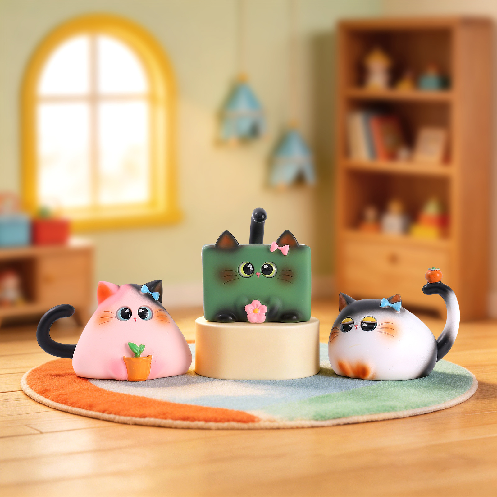 Figurinha de Gato em Caixa Sur - Art Craft Room avaliação e preço