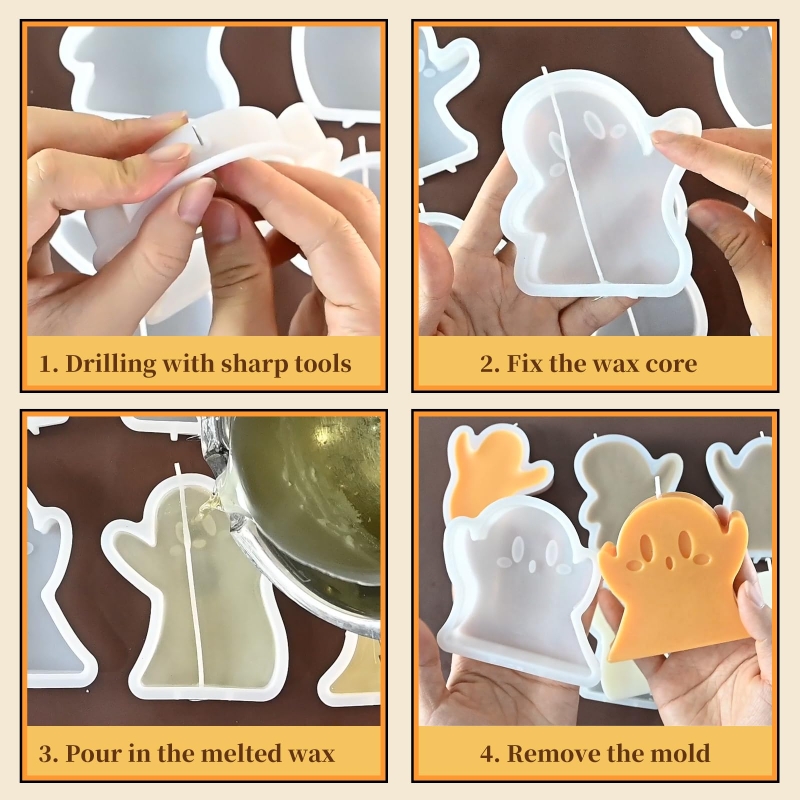 Molde de Silicone para Velas S - Art Craft Show avaliação e preço