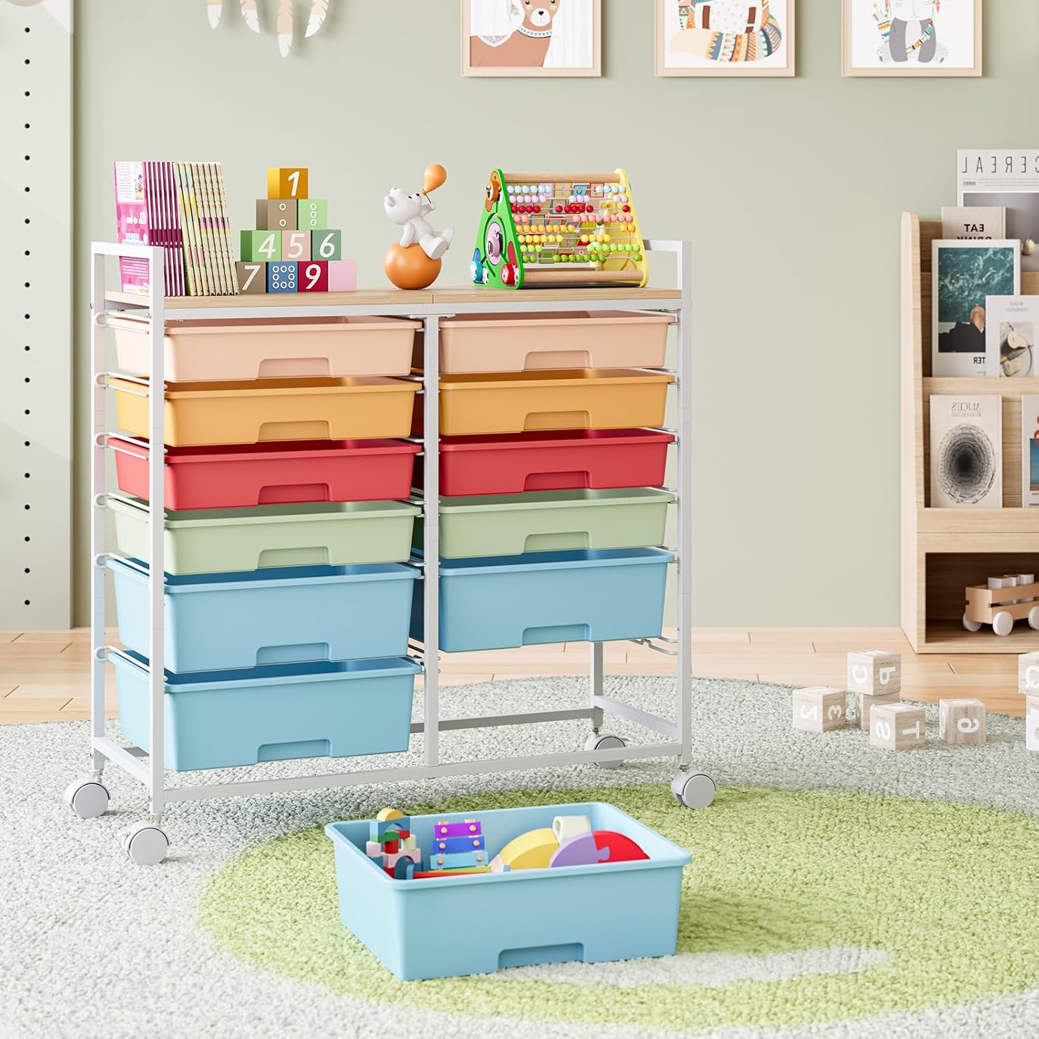 Carrinho de Armazenamento com  - Art Craft Rainbow avaliação e preço