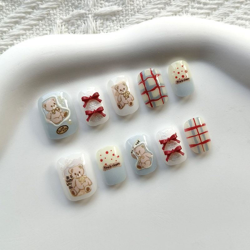 10 Peças de Unhas Postiças Est - Art Craft Handmade avaliação e preço