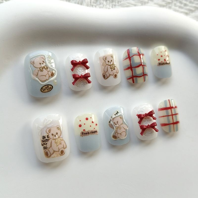 10 Peças de Unhas Postiças Est - Art Craft Handmade avaliação e preço