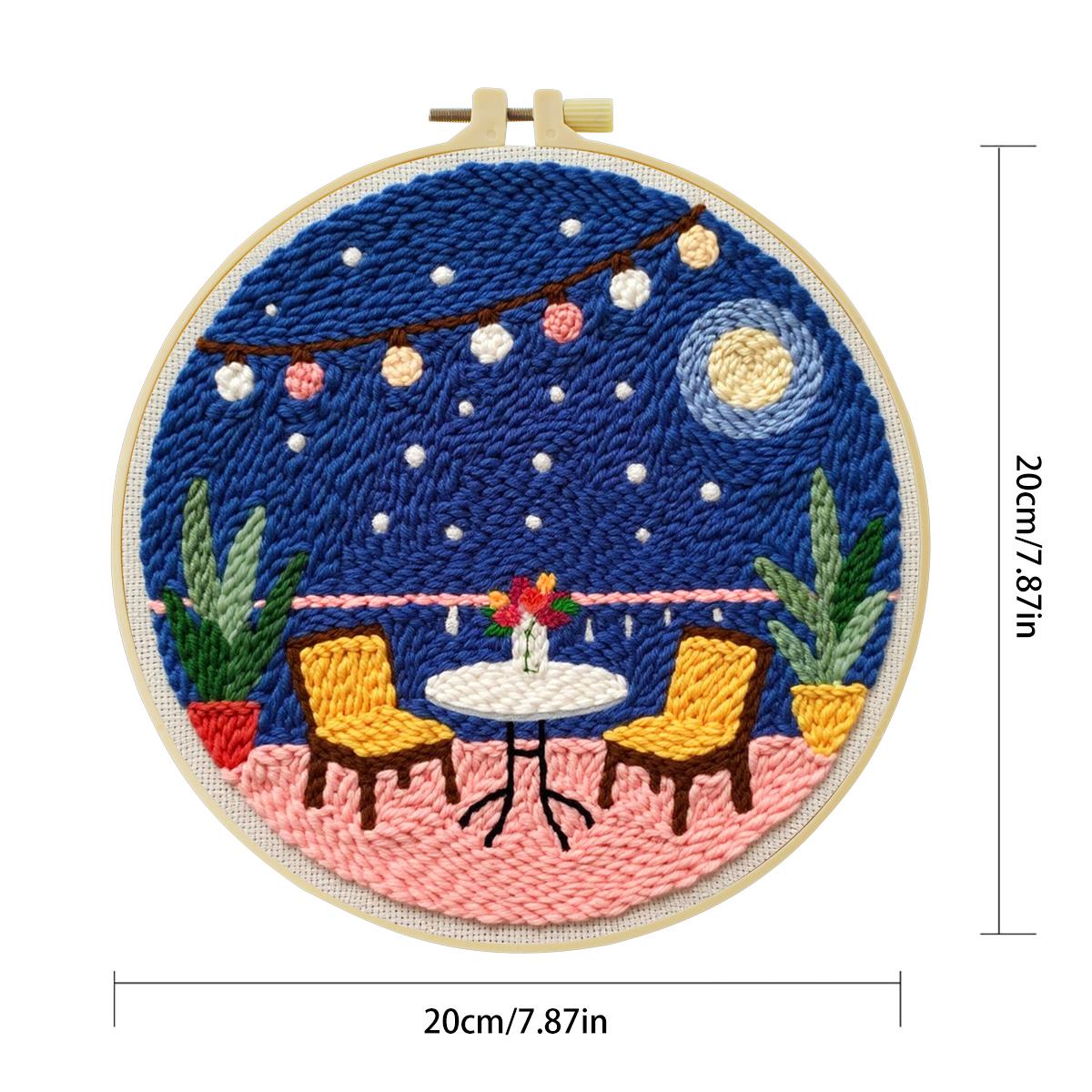 Kit de Bordado com Agulha Mági - Punch Needle Kit avaliação e preço