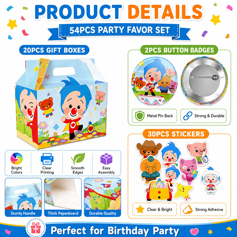 Conjunto de Adesivos de Broche - Art Craft Birthday Party avaliação e preço