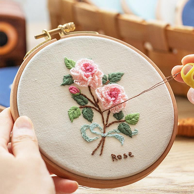 Aros de bordado de madeira de  - Embroidery Hoop Kit avaliação e preço