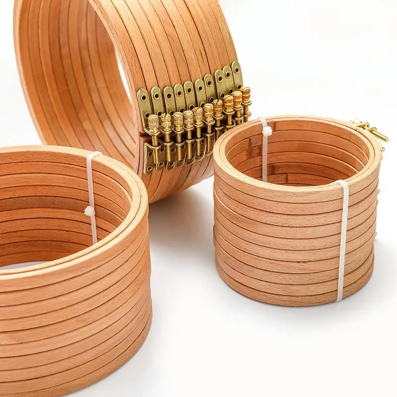 Aros de bordado de madeira de  - Embroidery Hoop Kit avaliação e preço