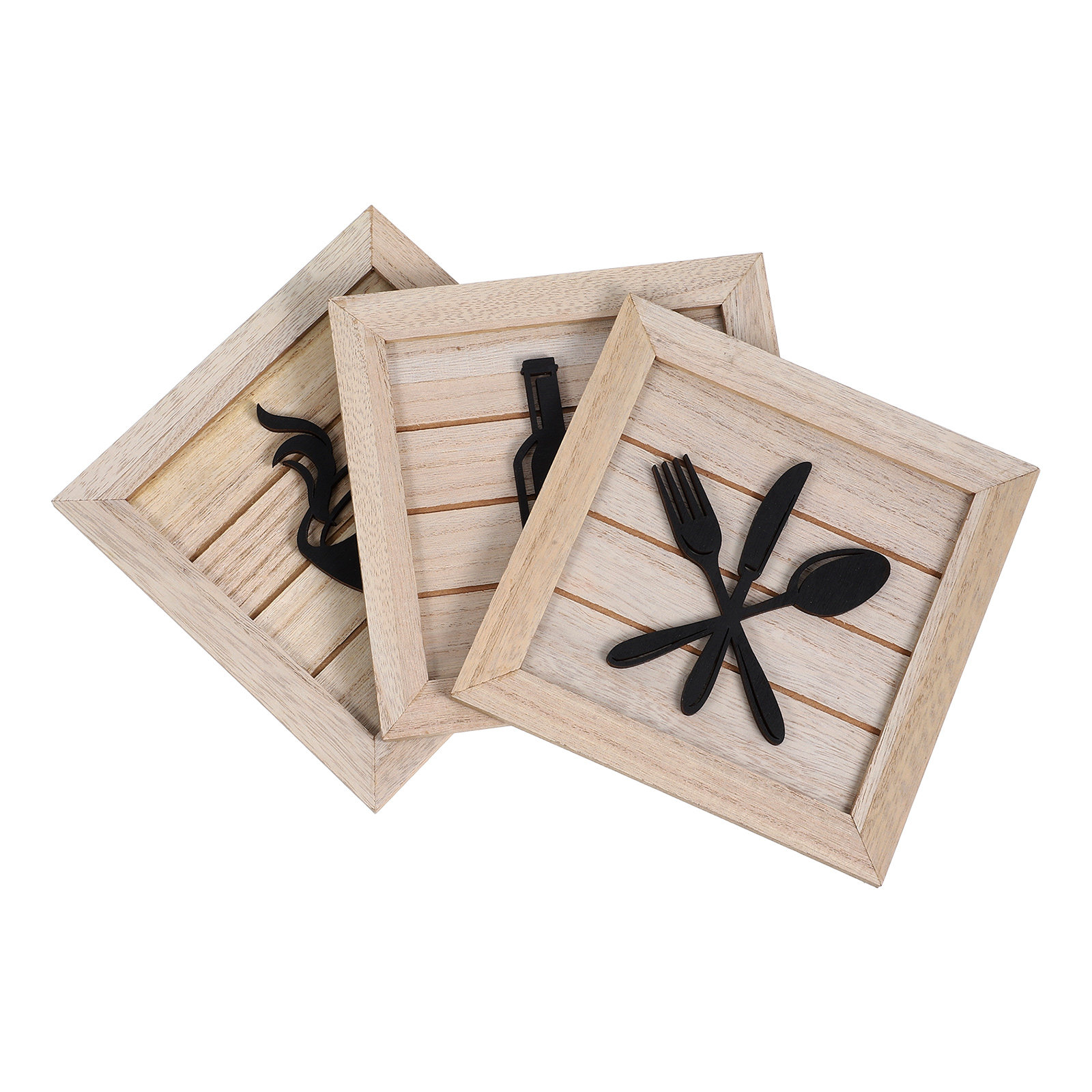 Conjunto de 3 Peças de Placas  - Art Craft Restaurant avaliação e preço