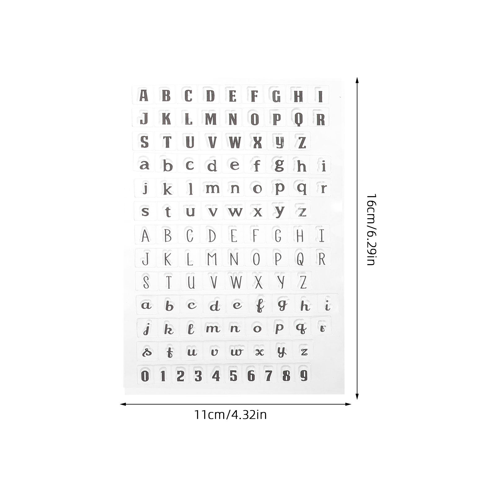 Conjunto de 4 Carimbos Transpa - Letter S Art Craft avaliação e preço