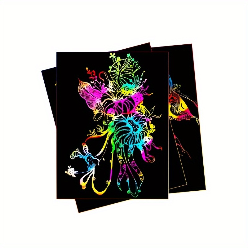 50 folhas de papel mágico para - Art Craft Rainbow avaliação e preço