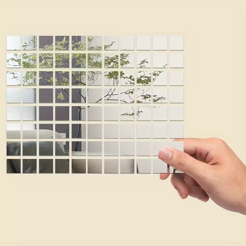 10*10mm 100 peças de vidro aut - Art Craft Mirror avaliação e preço