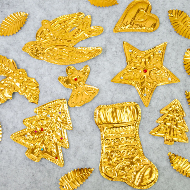 Diy folha de ouro arte alívio  - Art Craft In Paper avaliação e preço