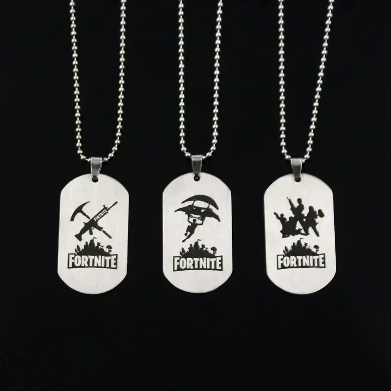Colar de Anime Fortnite em Aço - Art Craft Material avaliação e preço