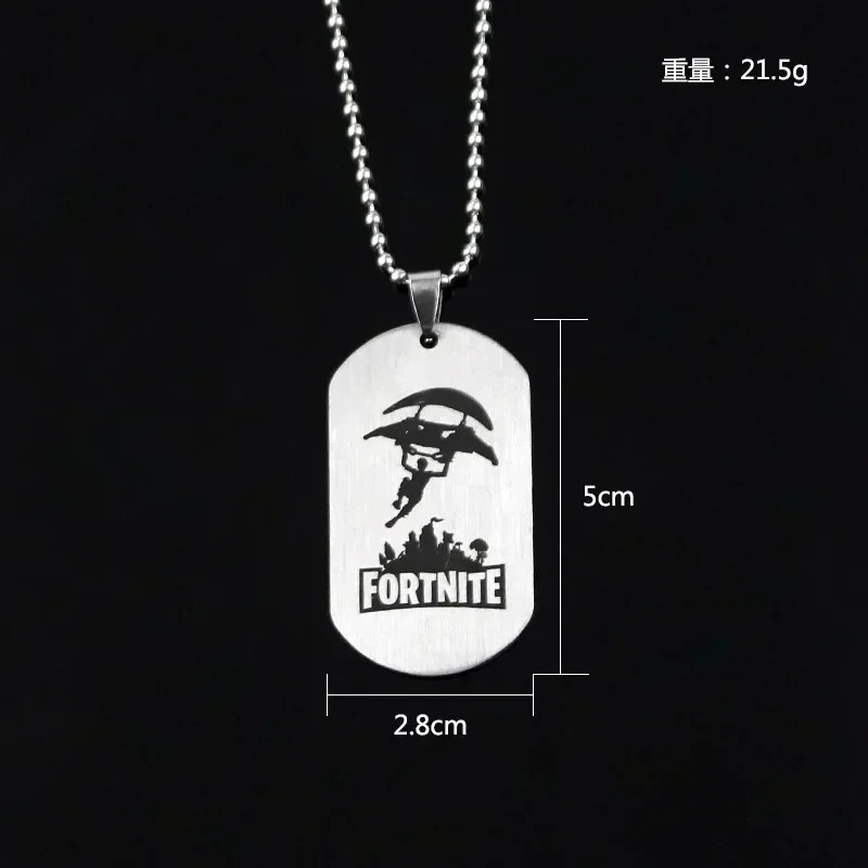 Colar de Anime Fortnite em Aço - Art Craft Material avaliação e preço