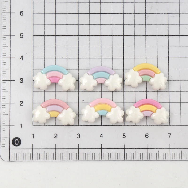 30/300 Peças Mini Resina Arco- - Art Craft Rainbow avaliação e preço