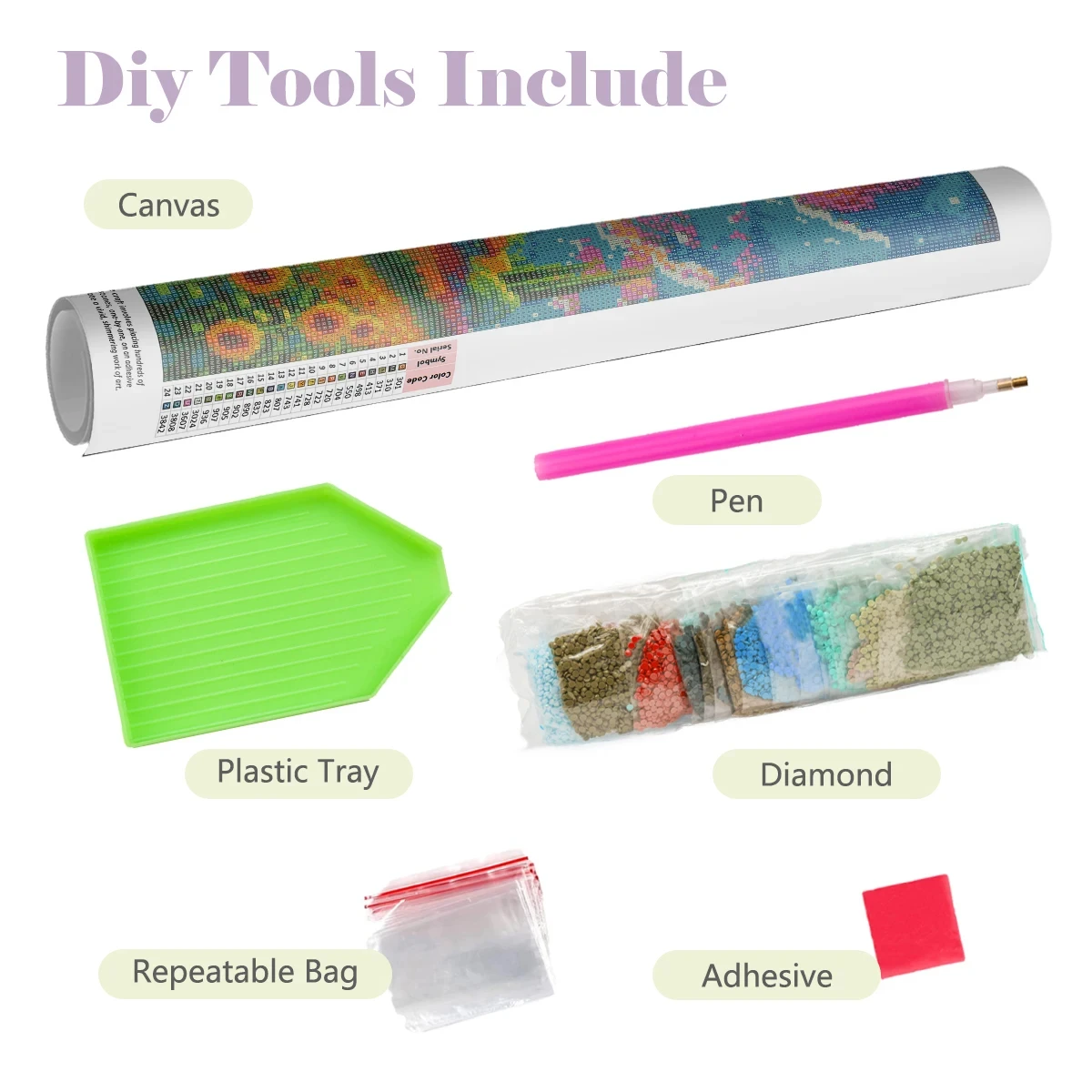 Kit de Pintura Diamante 5D DIY - Art Craft Village avaliação e preço