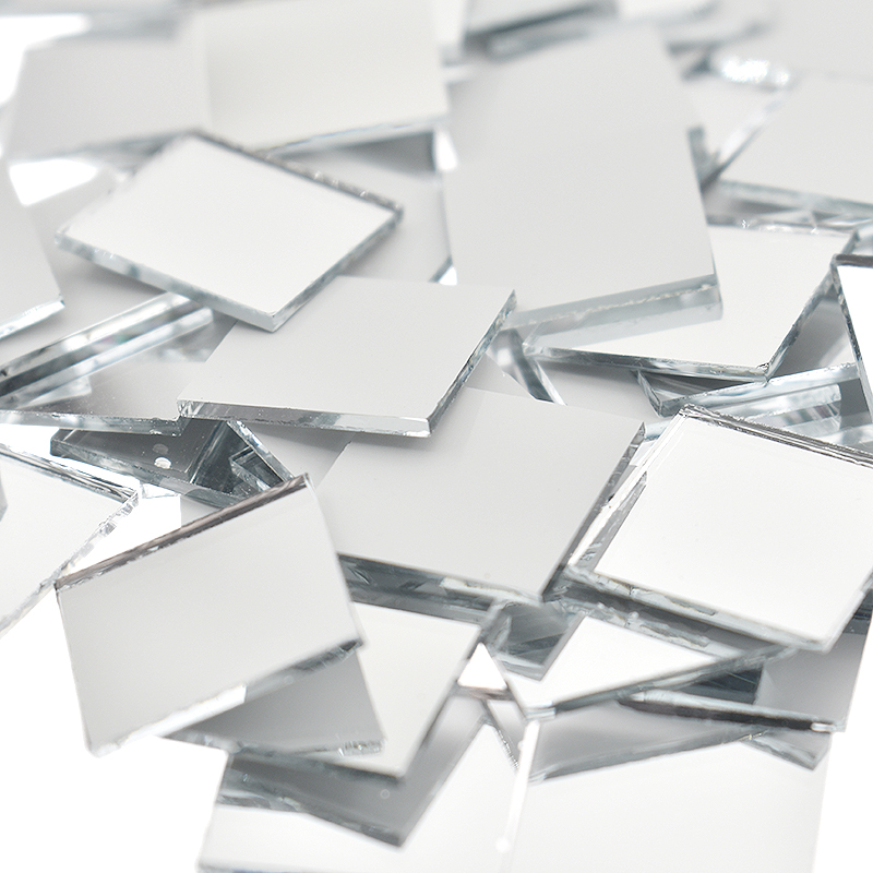 Novo bom 500 pçs 10x1 0mm/15x1 - Art Craft Mirror avaliação e preço