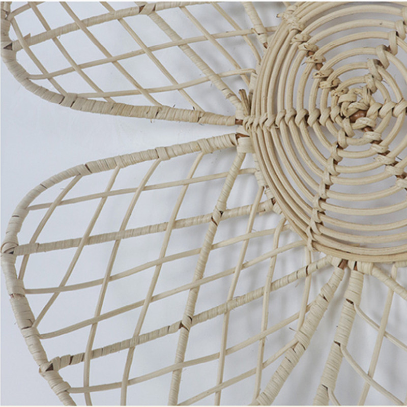 Ins nórdico tecido rattan flor - Art And Craft Photos avaliação e preço
