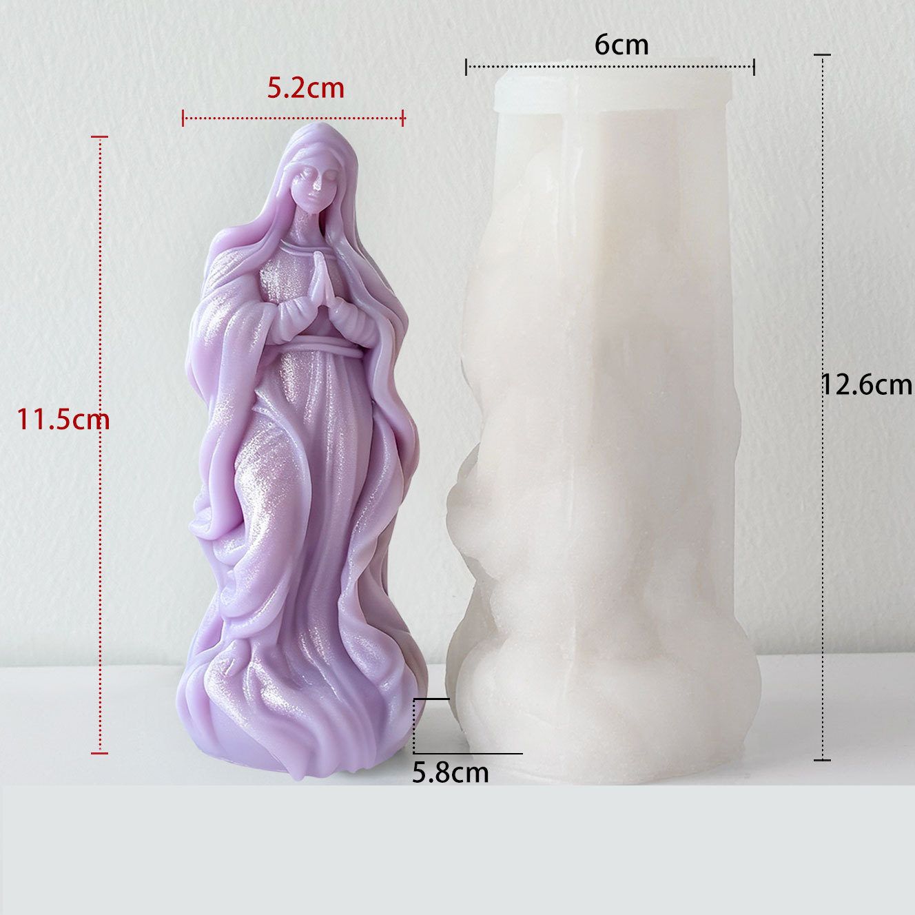 Molde de vela decorativo para  - Art Craft Show avaliação e preço