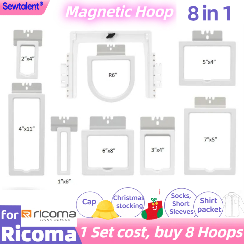 Kit de bastidores magnéticos 8 - Embroidery Hoop Kit avaliação e preço