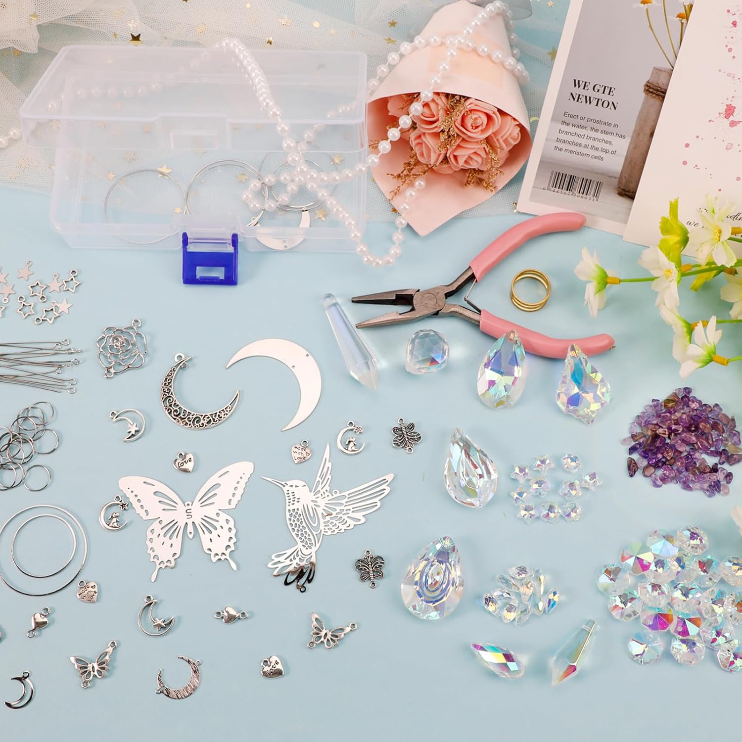 Diy 400 pçs suncatchers fazend - Art Craft Rainbow avaliação e preço