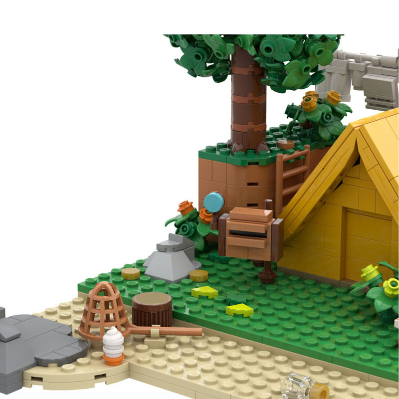 909 peças MOC Animal Crossing: - Art Craft Village avaliação e preço