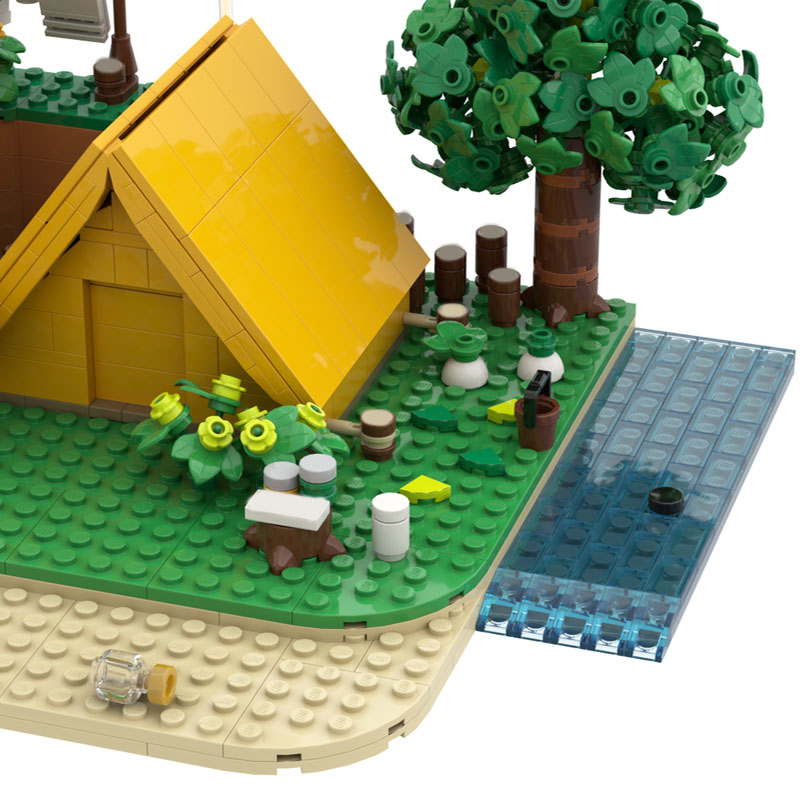 909 peças MOC Animal Crossing: - Art Craft Village avaliação e preço