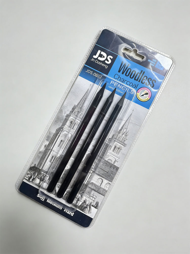 Conjunto de 3 Lápis de Carvão  - Sketching Charcoal Set avaliação e preço