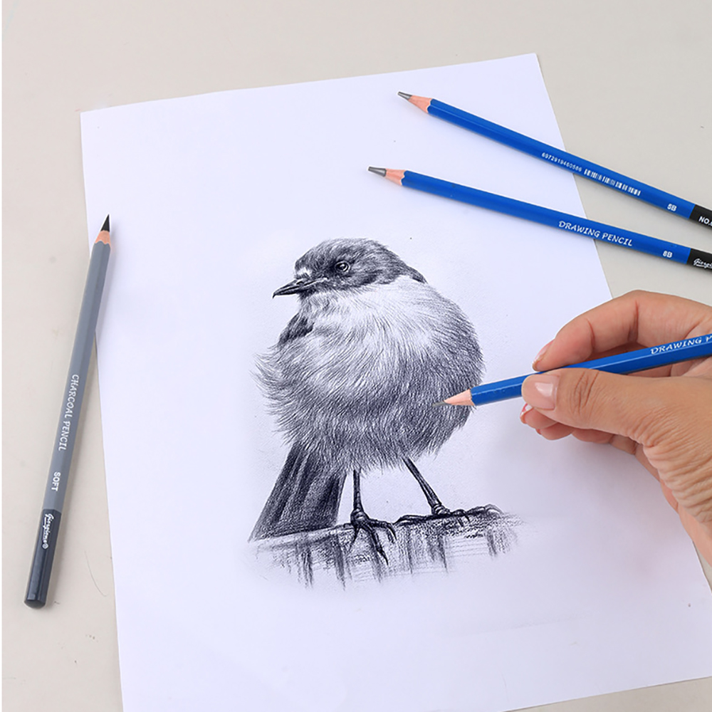 Conjunto de lápis de desenho c - Sketching Charcoal Set avaliação e preço